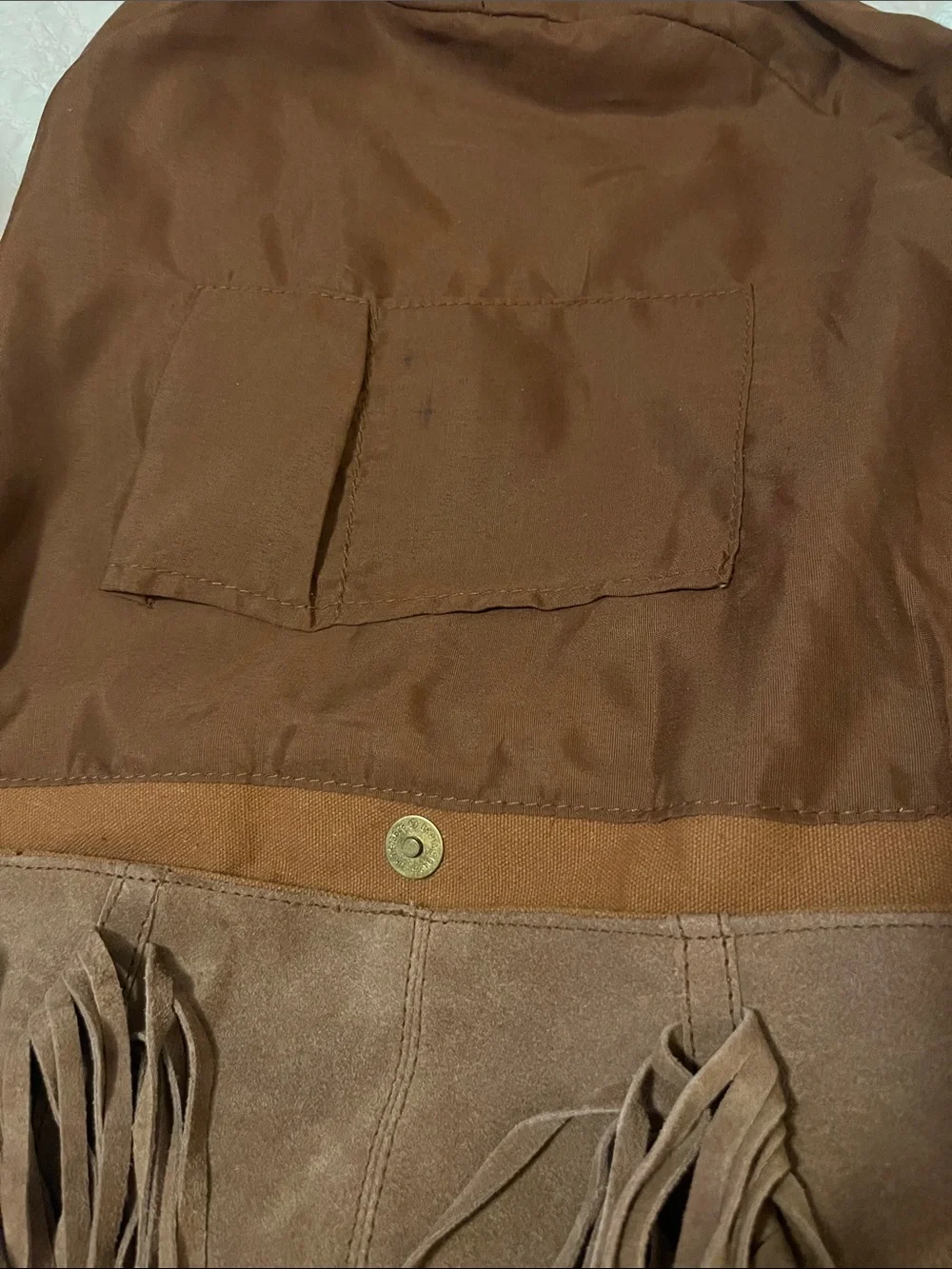 Brown Suede Women’s Unisex Fringe Crossbody Hobo Shoulder Boho Slouchy Purse Bag